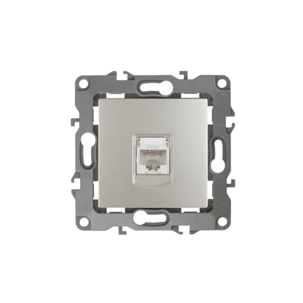 Розетка ЭРА Серия 12 12-3107-15 информационная RJ45 IP20 перламутр | Эра 12