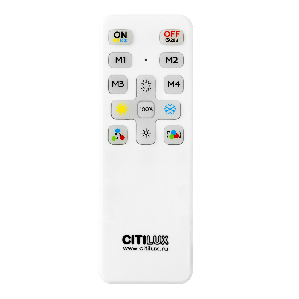 Citilux Trent CL203761 LED Люстра подвесная с пультом Чёрная