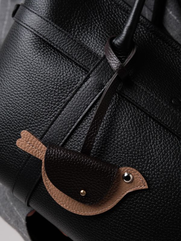 Кожаная сумка Birdy DBR 31229 черный