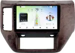 Магнитола для Nissan Patrol Y61 2004-2010 (рамка дерево) - Teyes CC4L-DTS монитор 9" IPS, Android 14, Быстрая, Snapdragon 662, CarPlay, 4G SIM-слот