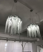Pendant design lamp Volver by Terzani (Silver)