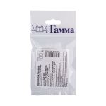 Тесьма усиленная Кромка клеевая 10.0 мм, (фасовка) 5х3 м, белый, W, Gamma G-110ht