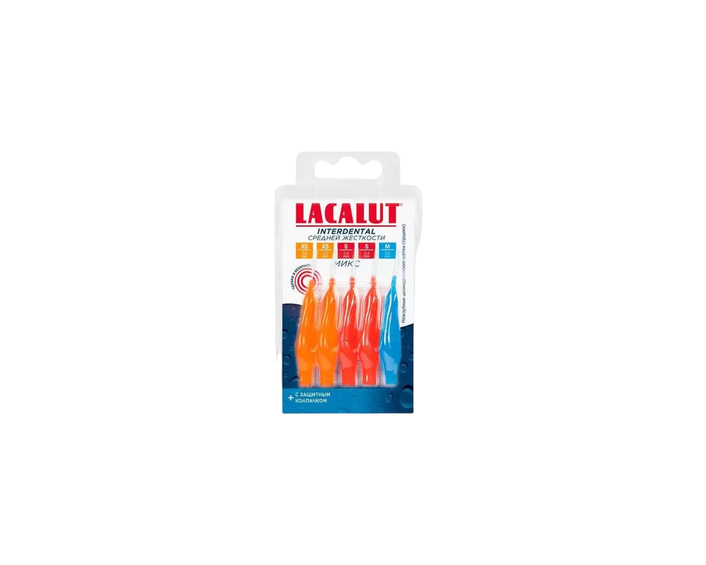 tb.Lacalut Межзубные цилиндр-ие ерщики Interdental (XS,S,M) 1/12шт.