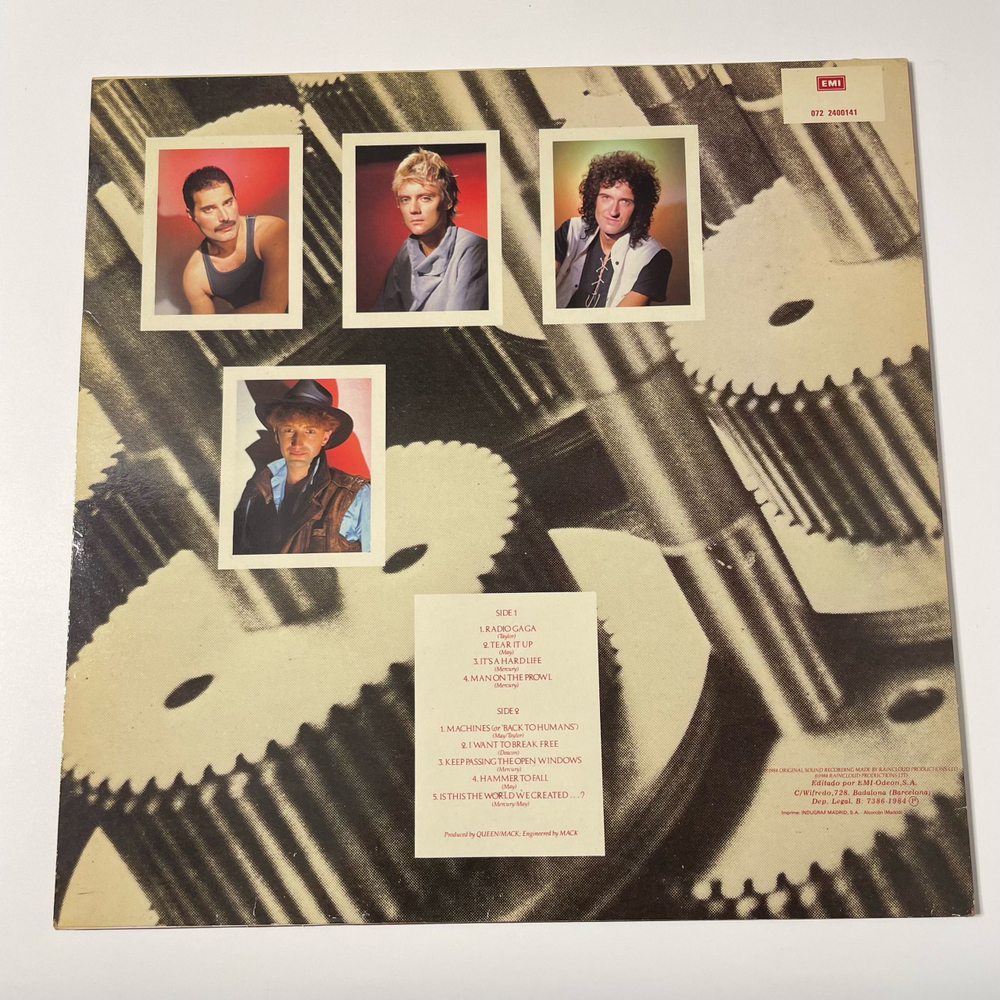Винтажная виниловая пластинка LP Queen The Works (Испания 1984)