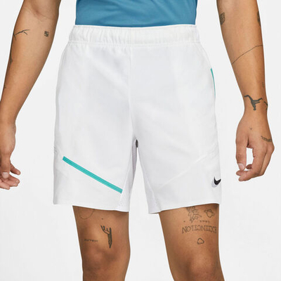 Мужские теннисные шорты Nike Court Flex Slam Shorts Men - White, Turquoise