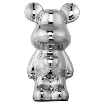 Фигурка декоративная "Мишка" APL.401.00.02 серебро Bear Aployt