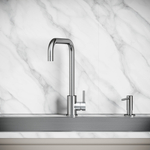 Смеситель для кухни из нержавеющей стали Sancos Stainless, с поворотным Г изливом, SC12002SS, арт. SC12002SS