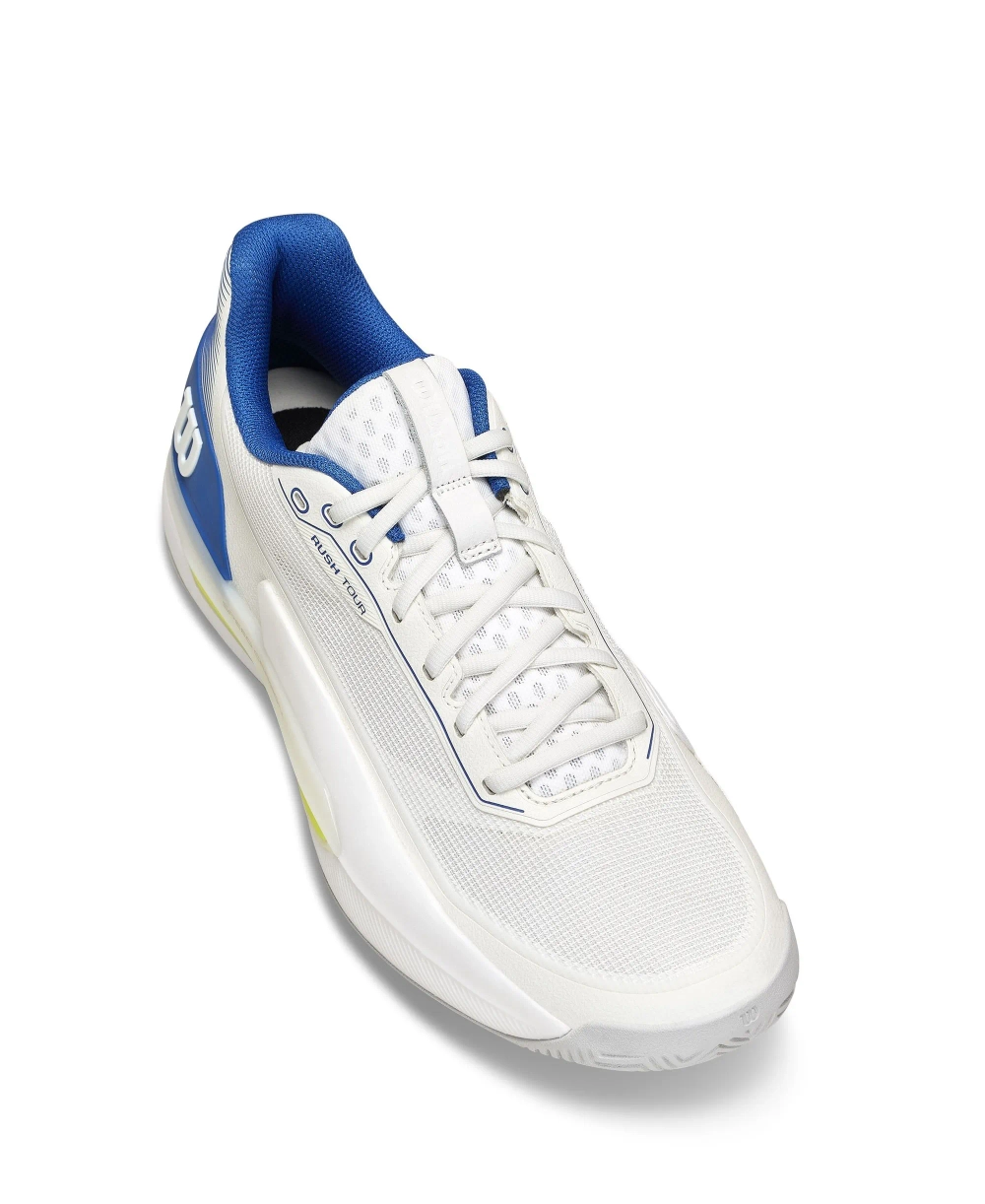 Теннисные кроссовки Wilson Rush Tour 5 - white/deja vu blue/lunar rock