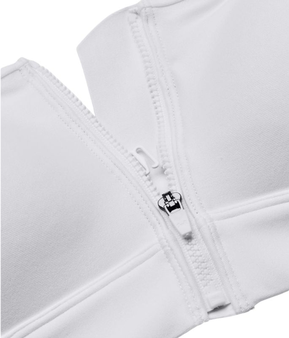 Спортивный бюстгальтер Under Armour Infinity High Zip Sports Bra - white/halo gray