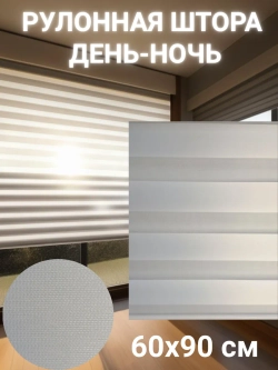 Рулонные шторы День-Ночь 60х90 см
