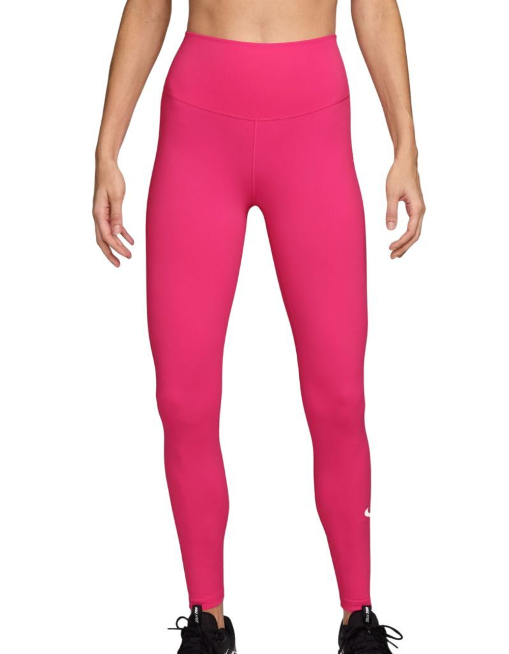 Леггинсы Nike One High Waist Full Length - rush pink/white