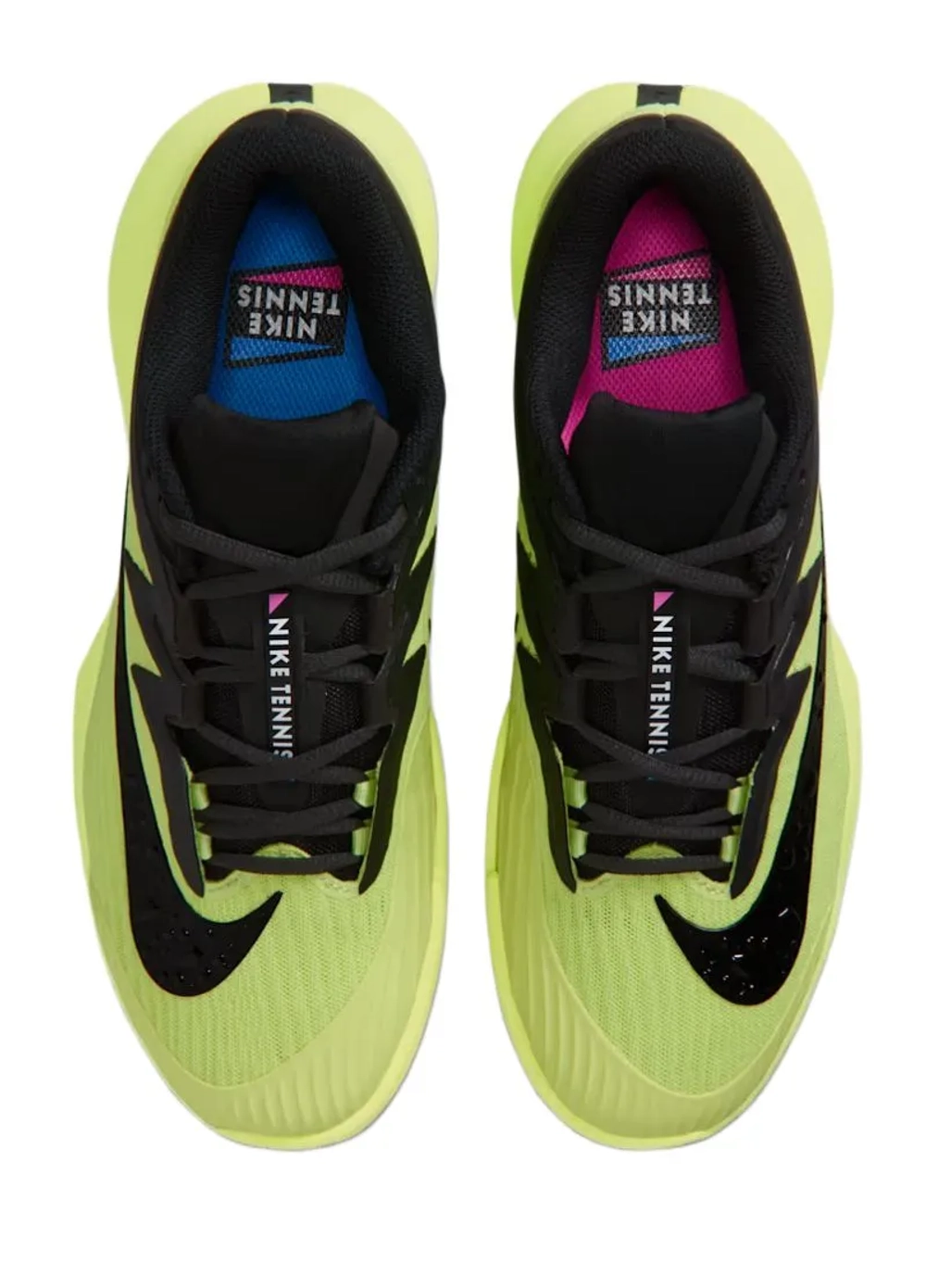 Женские теннисные кроссовки Nike Zoom Vapor Pro 3 Premium - light lemon twist/blue ribbon heather/laser fuchsia/black