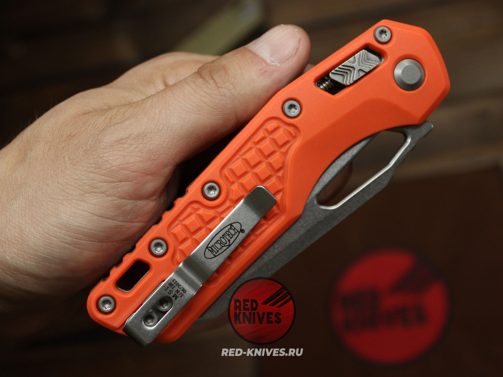Нож MICROTECH MSI RAM-LOK - рук. оранж нейлон RK-505