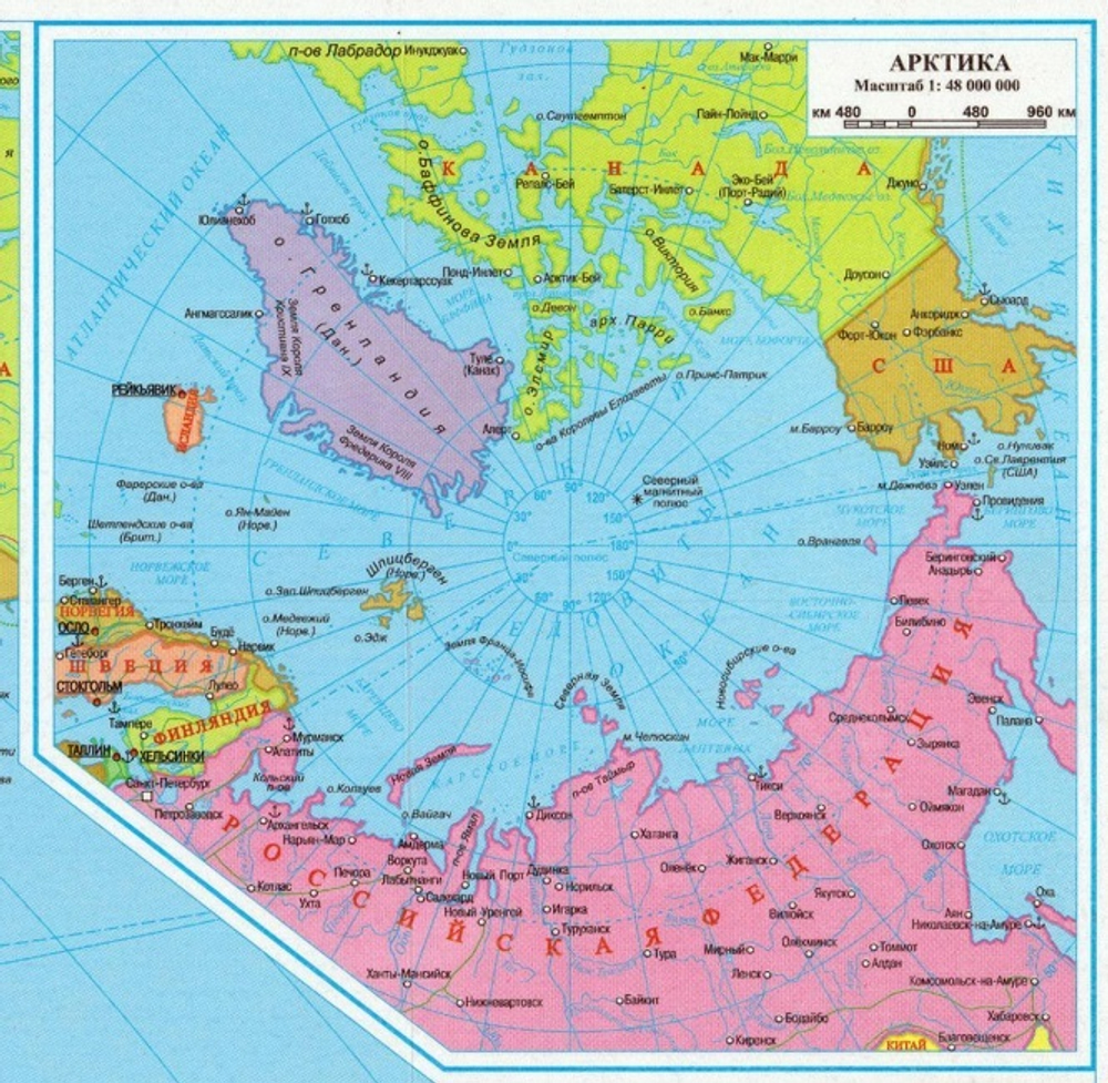 Политическая карта мира (1,50 : 2,30 м ) , большая настенная (2026)