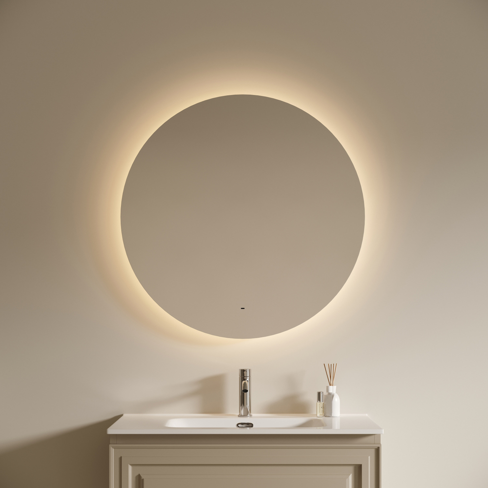 Зеркало для ванной комнаты SANCOS Сфера 2.0 (Сфера (Sfera) 2.0) D800 led подсветка 2700K/4000K/5000K SF2.800