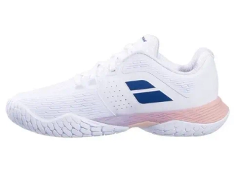 Женские Кроссовки теннисные Babolat Propulse Storm All Court - white/sunset