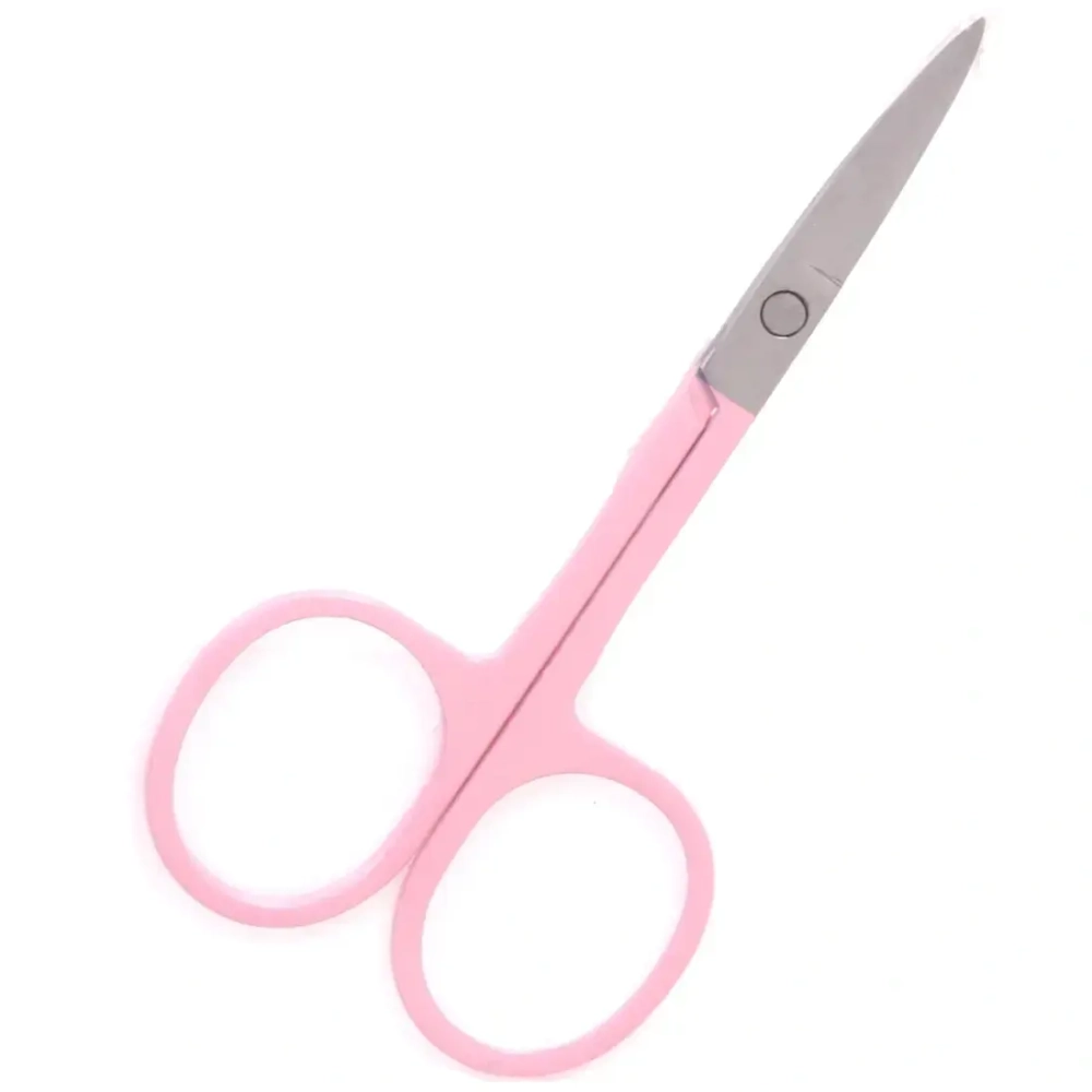 Ножницы маникюрные в пакете «Manicure set», классические, цвет розовый, 8,5см
