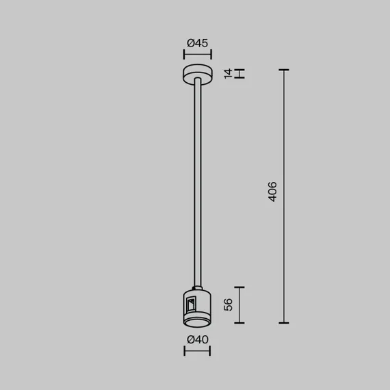 Крепление потолочное Accessories for tracks Flarity TRA158C-IPCL1-BS Maytoni