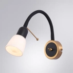 Бра Arte Lamp LETTURA A7009AP-1BK, 1хE14