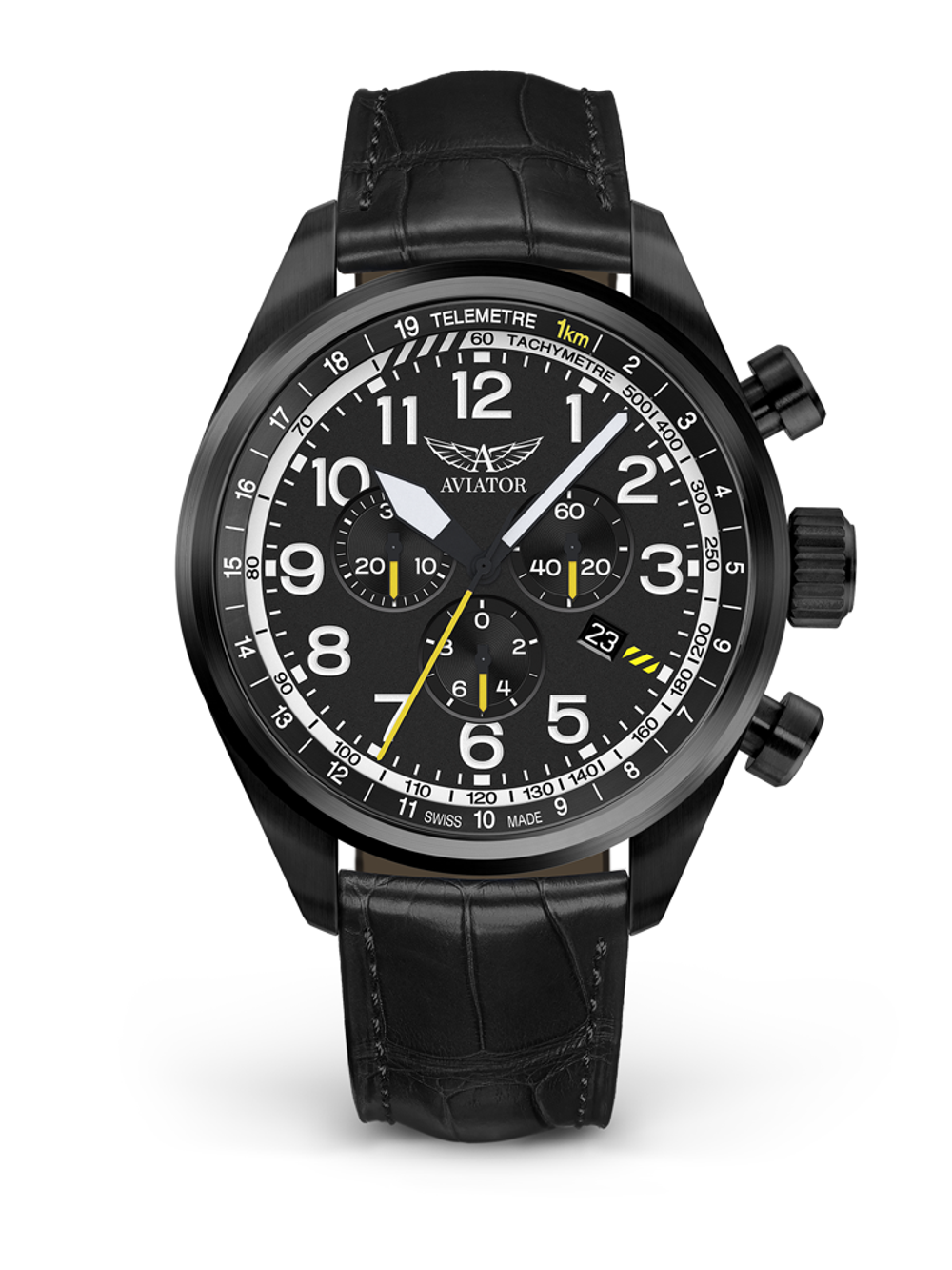 Чаcы кварцевые AVIATOR AIRACOBRA P45 CHRONO V.2.25.5.169.4 мужские