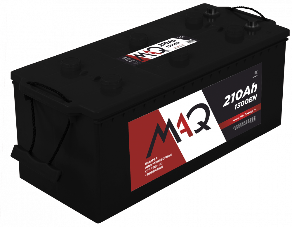 Аккумулятор 6СТ-210 А.ч., о.п.,(3) L+, VL MAQ (конус)