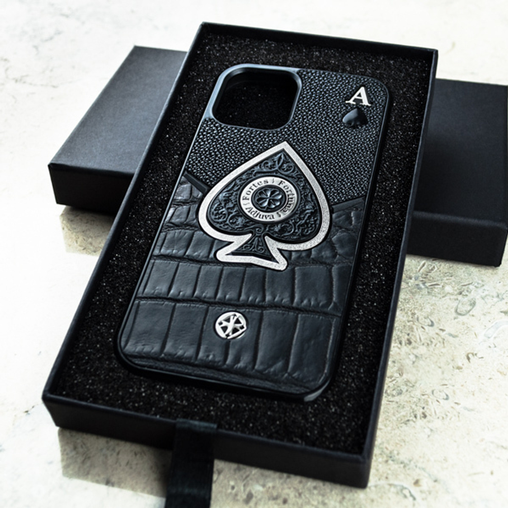 Чехол Euphoria HM Ace of Spades LUX в дизайнерской упаковке — подарок категории Lux