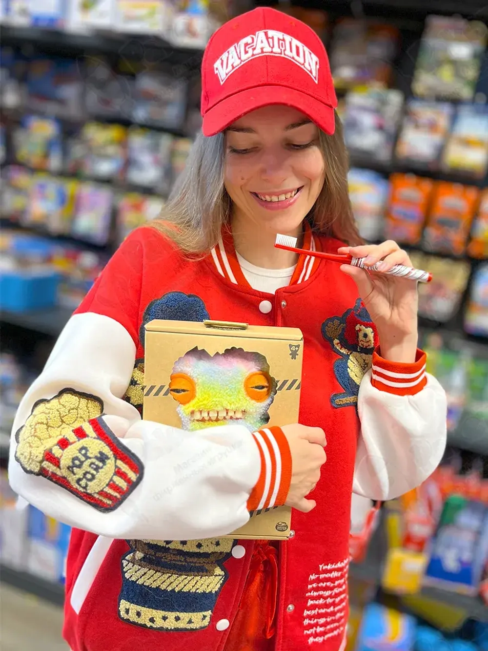 Мягкая игрушка зубастые монстры с зубами 24 см