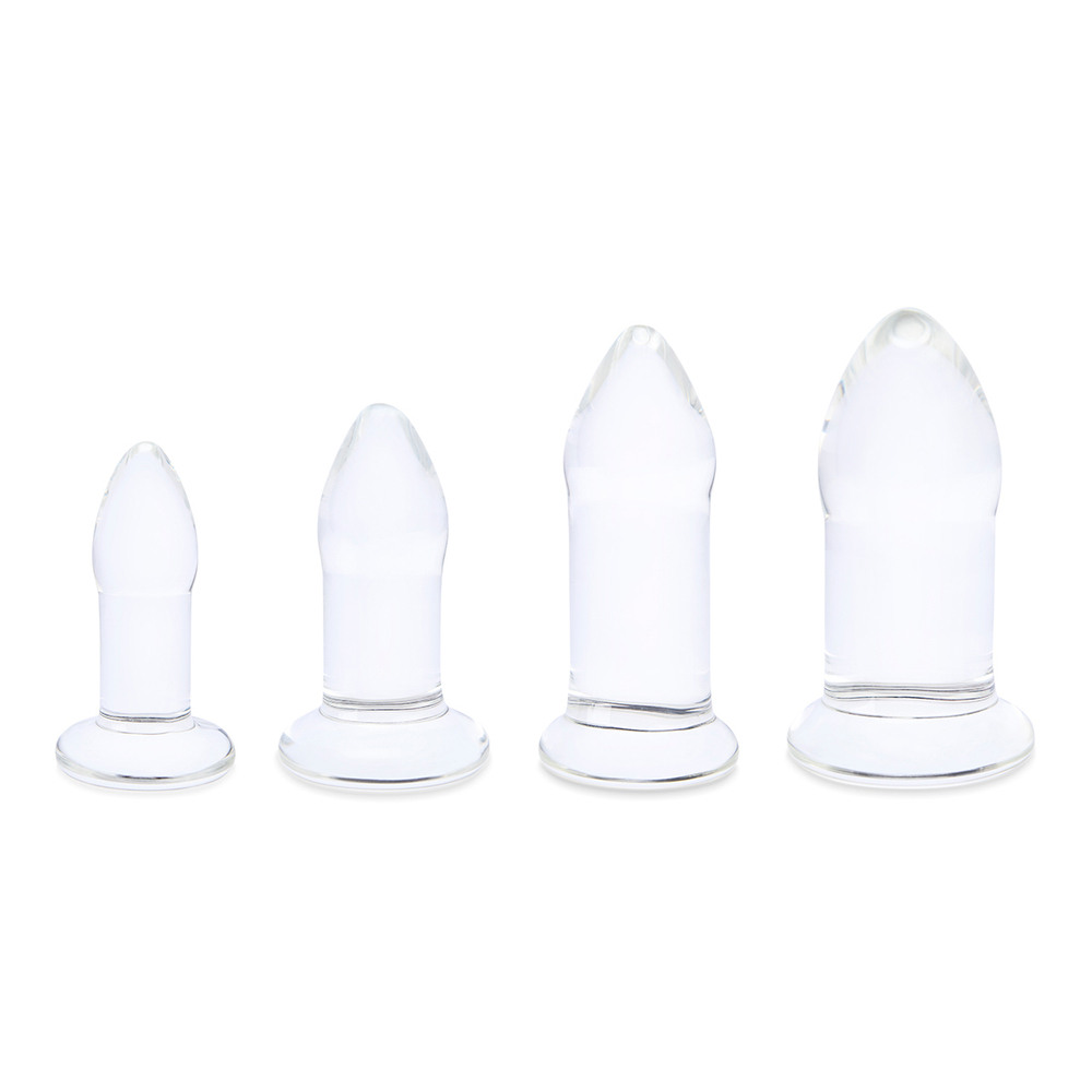 b-Vibe ANAL DILATORS SET - Набор тренировочных стеклянных плагов