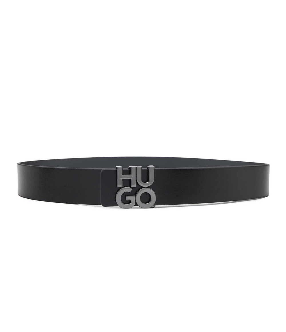 Кожаный ремень HU-GO_STA HUGO - черный(50512779)