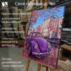 Картина интерьерная karTTina "Porsche 356", 50х70см 1шт.