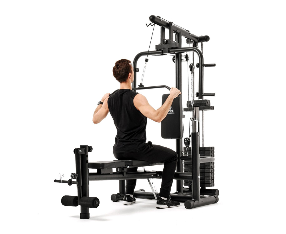 Силовой комплекс со скамьей DFC Homegym