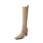 WUJIUDANQI Suede Knee high Boots Women"s