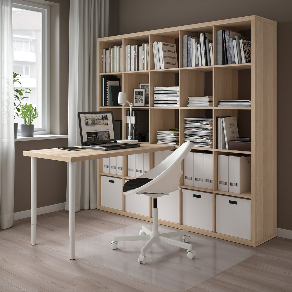 IKEA OLOV  (ИКЕА ОЛОВ)  -  Ножка регулируемая - белый