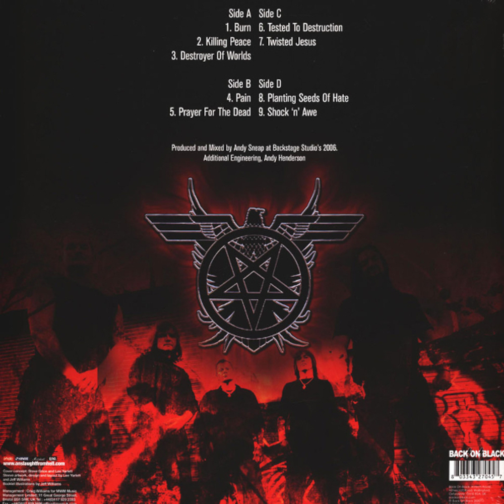Onslaught / Killing Peace (Clear Vinyl)(2LP)