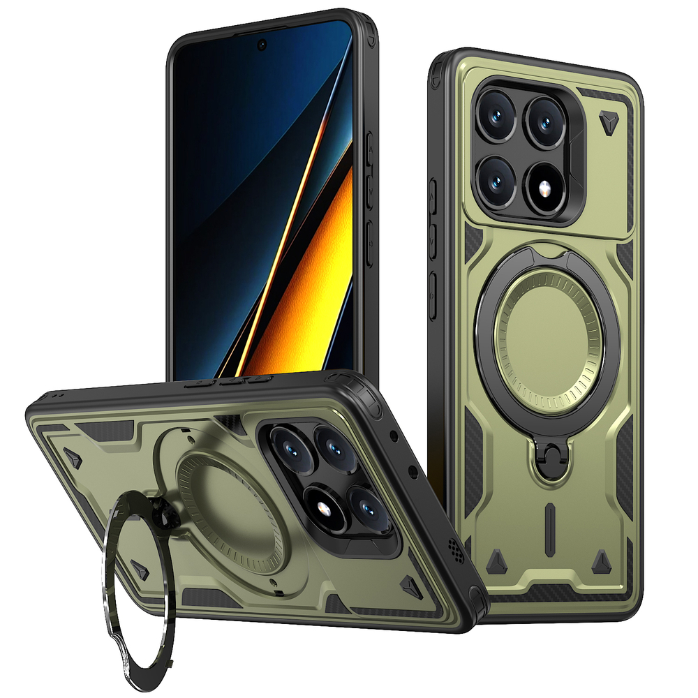Чехол Magneto Case с кольцом для Poco X6 Pro