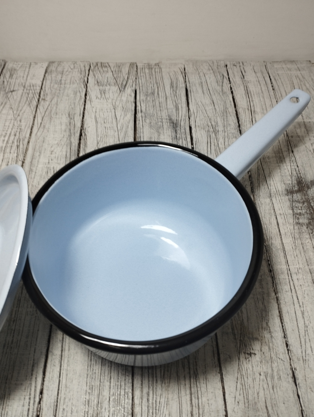 Ковш 1,5л с крышкой без рис серо-гол 2с43