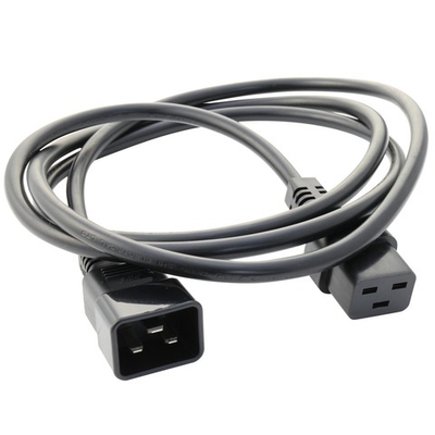 Кабель питания ДКС, IEC 60320 С19 - IEC 60320 C20, 2 м, сечение 3 x 2,5мм