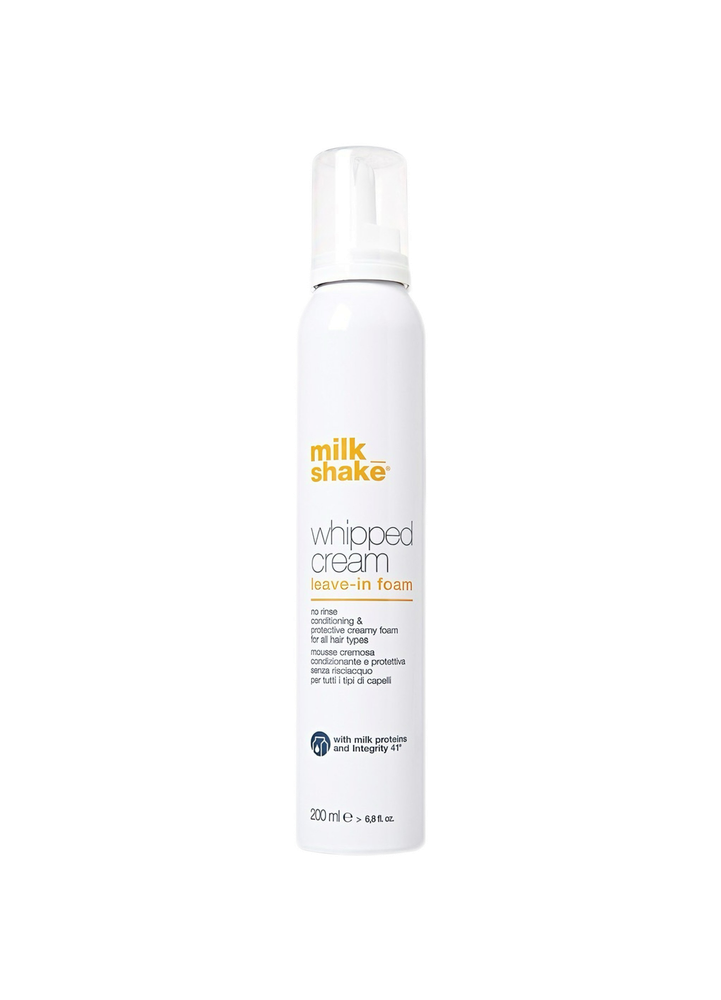 Milk_shake Whipped Cream — несмываемая пена-кондиционер для укладки волос, 200 мл