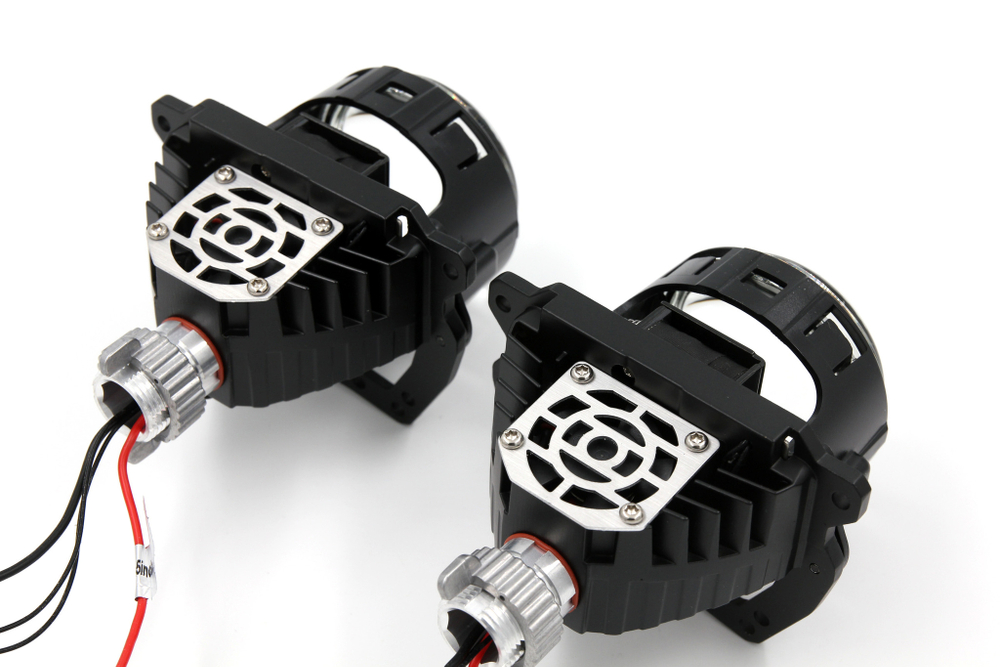 Билед модули M17, 2.5 дюйма, 35W/40W, 6000K, гаечное крепление и 3R (комплект, 2шт)