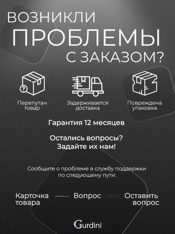 Внешний аккумулятор Gurdini Kevlar Power 20W MagSafe 10000 mAh черный
