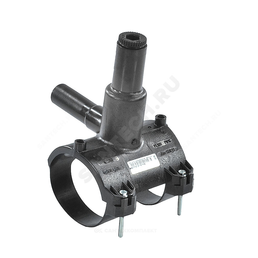 Седелка электросварная ПЭ100 Дн 160х32 Ру16 SDR11 с фрезой EUROSTANDARD 2130161632