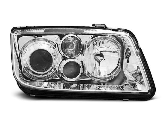 Передние фары ANGEL EYES CHROME для Volkswagen Bora
