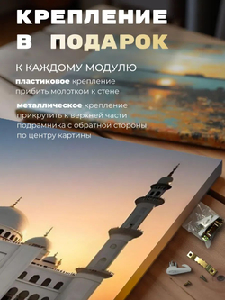 Картина Двойное совершенство модульная 30х40см 1шт., на деревянном подрамнике