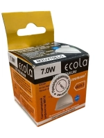 Светодиодная LED лампа MR16 Ecola 7W GU5.3 нейтр 3шт