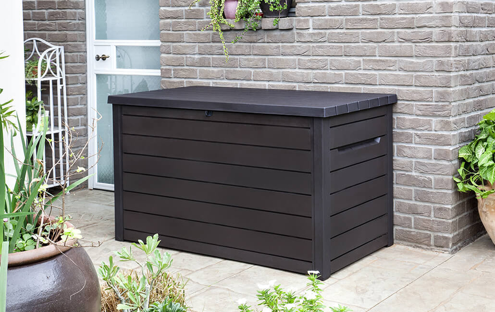 Пластиковый сундук Keter Ontario 850 л brown