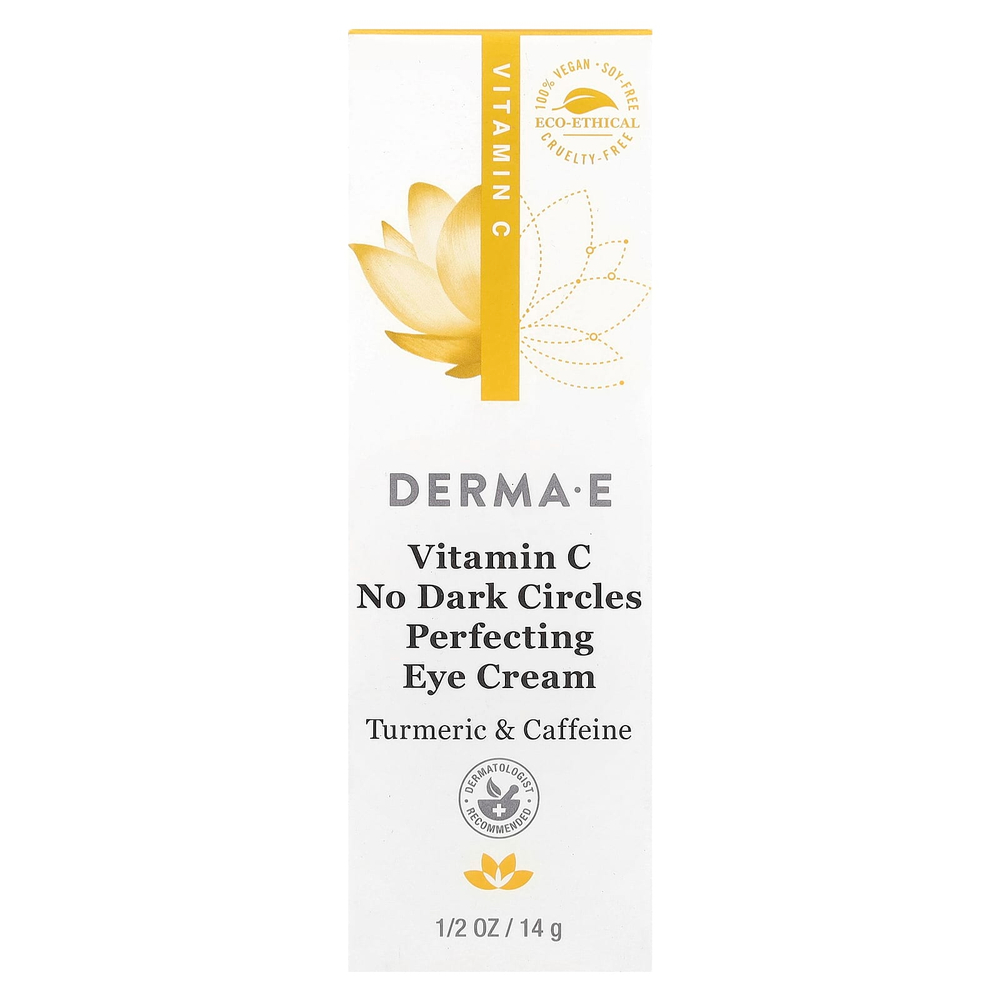 DERMA E, крем с витамином С от темных кругов под глазами, 14 г (0,5 унции)