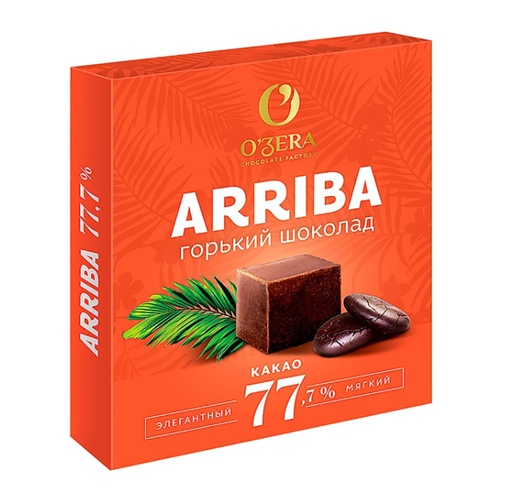Шоколад Arriba, содержание какао 77,7%, 90 г