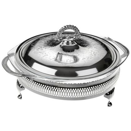 Мармит круглый с крышкой 29x24x15см Queen Anne
