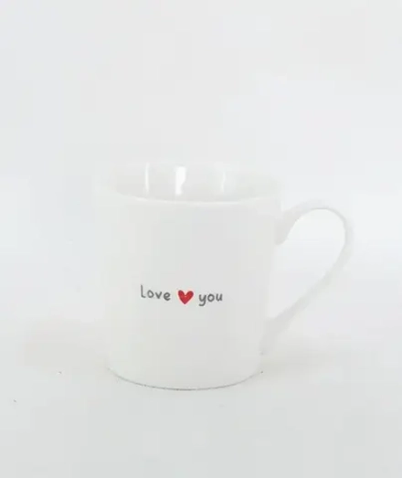 "Simple love" Кружка "Love you" 370мл, цв.белый