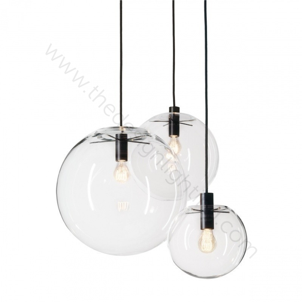 Pendant design lamp SELENE by ClassiCon D30 (Black)